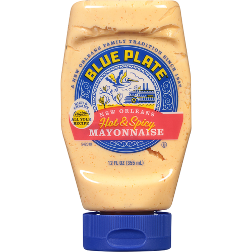 Blue Plate Hot & Spicy Mayonnaise - 12 Fluid Ounce