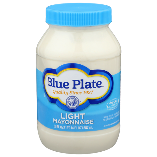 Blue Plate Light Mayonnaise - 30 Fluid Ounce