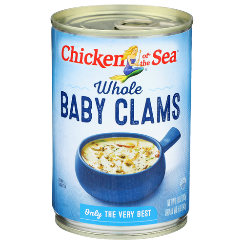 Chicken Of The Sea Whole Baby Clams - 10 Ounce