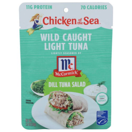 BROOKSHIRE'S Cos Dill Tuna Salad Pch - 2.5 Ounce