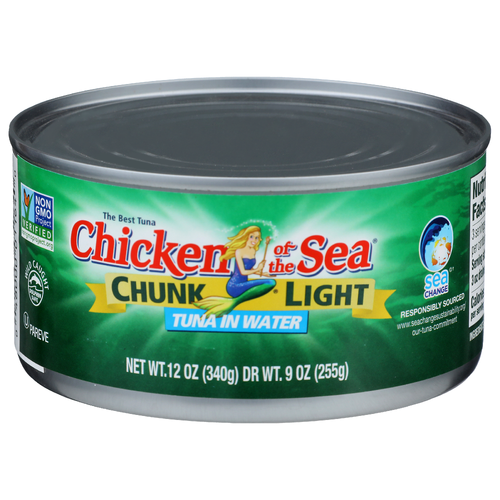 Chicken Of The Sea Tuna In Water Chunk Light - 12 Ounce