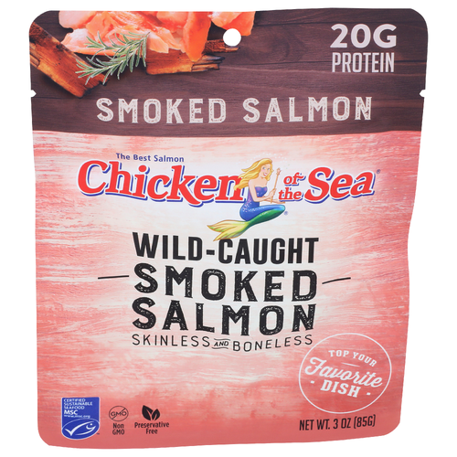 Chicken Of The Sea Skinless And Boneless Smoked Salmon - 3 Ounce