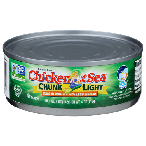 Chicken Of The Sea Chunk Light Tuna In Water - 5 Ounce