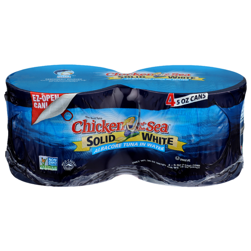 Chicken Of The Sea Solid In Water White Albacore Tuna - 5 Ounce - 4 Count