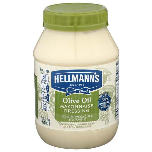 Hellmann's Olive Oil Mayonnaise Dressing - 30 Fluid Ounce