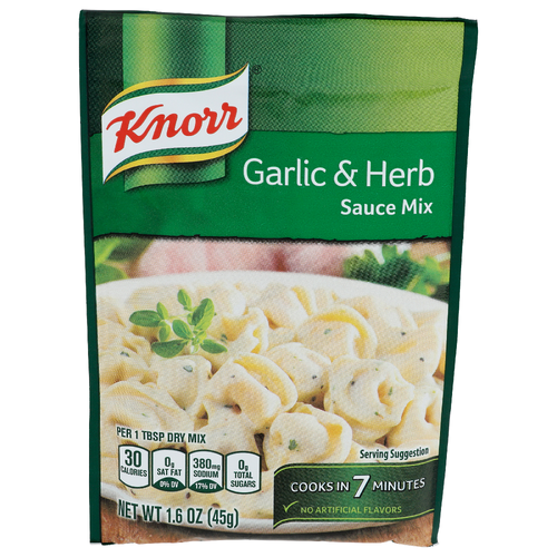 Knorr Garlic & Herb Sauce Mix - 1.6 Ounce