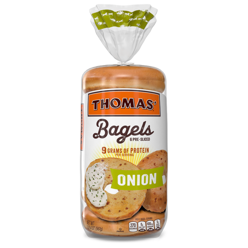 Thomas’ Sliced Onion Bagels - 20 Ounce Image 1 of 2