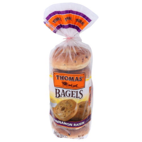 Thomas' Bagels Cinnamon Raisin - 3.333 Ounce - 6 Count