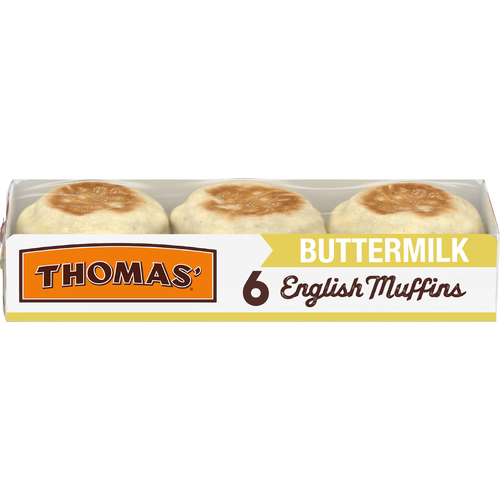 Thomas' Buttermilk English Muffins - 13 Fluid Ounce Image 1 of 4