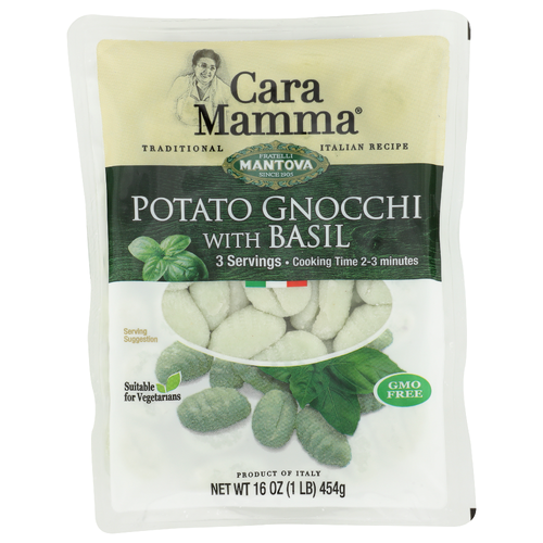 Cara Mamma Potato Gnocchi With Basil - 5.333 Ounce - 3 Count
