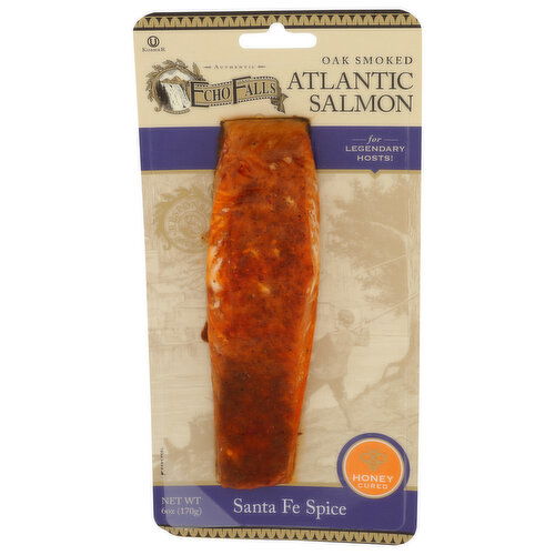 ECHO FALLS Smoky Santa Fe Spices Hot Smoked Oak Atlantic Salmon Spice - 6 Ounce