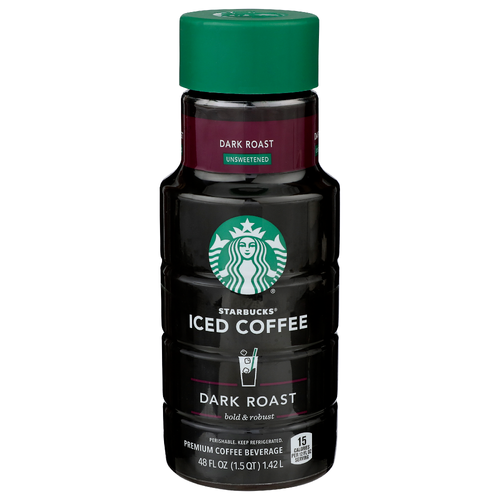 Starbucks Dark Roast Iced Coffee - 48 Fluid Ounce