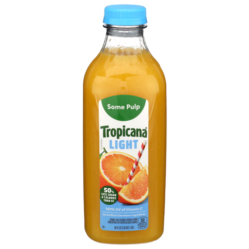 TROPICANA Oj Homestyle Chilled Juice Ch Light Some Pulp Pl 1pk X 6cs - 46 Fluid Ounce