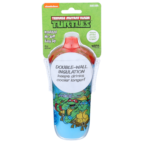 Nuby Teenage Mutant Ninja Turtles Insulated No-Spill Easy Sip - 9 Ounce