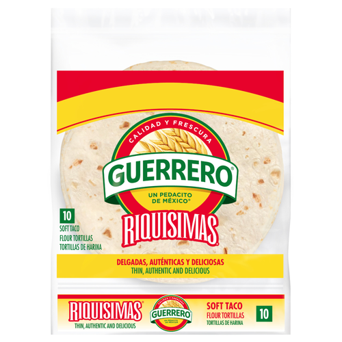 Guerrero Riquisimas Flour Tortillas, Soft Taco Size - 200 Ounce