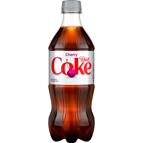 Diet Coke Cherry Soda Bottle - 20 Fluid Ounce Image 1 of 2