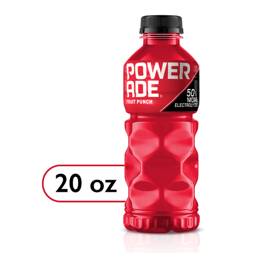 Powerade Fruit Punch Sports Drink Bottle - 20 Fluid Ounce Image 1 of 4