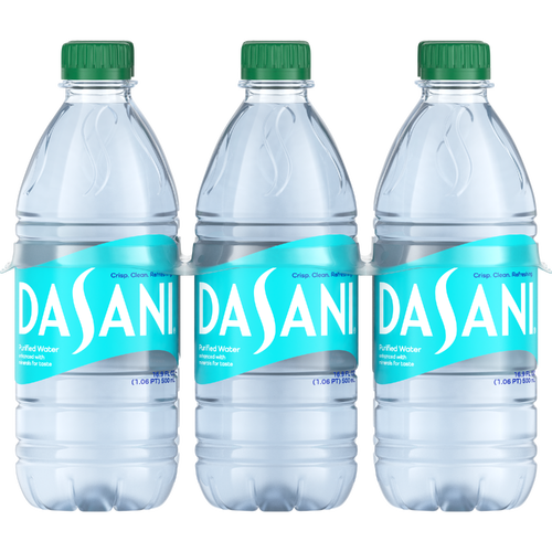 Dasani Purified Water Bottles - 101.4 Fluid Ounce