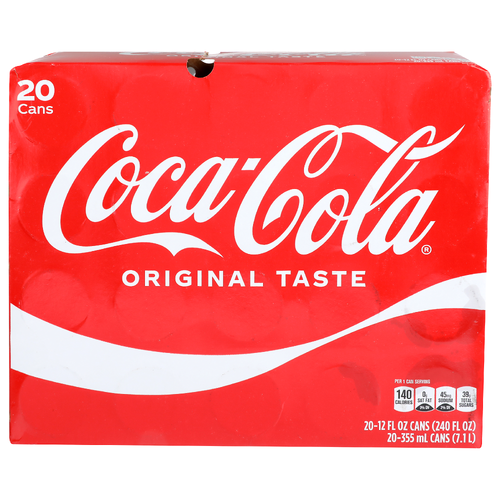 Coca-Cola Soda - 12 Fluid Ounce - 20 Count
