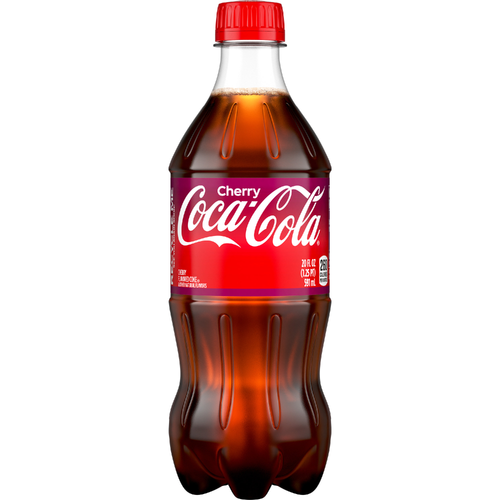 Coca-Cola Cherry Soda Soft Drink - 20 Fluid Ounce