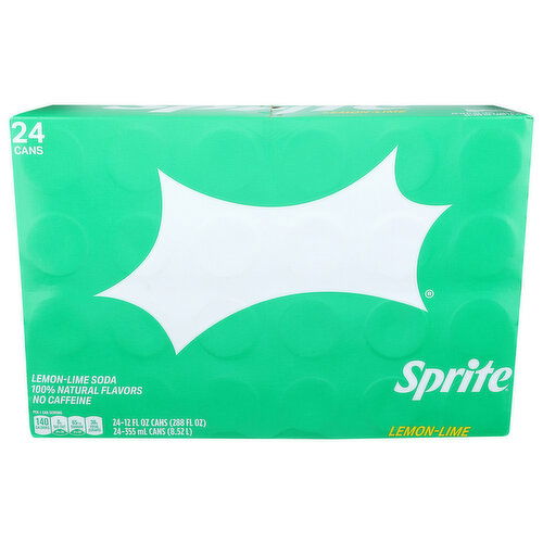 Sprite Lemon-Lime Soda - 12 Fluid Ounce - 24 Count