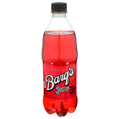 Barg's Red Creme Soda - 20 Fluid Ounce