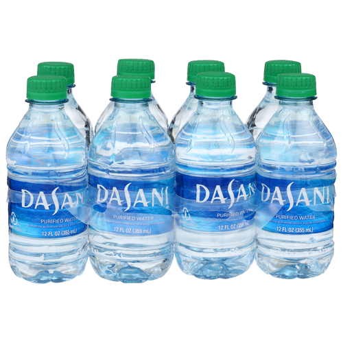 Dasani Purified Water - 16.9 Fluid Ounce - 6 Count