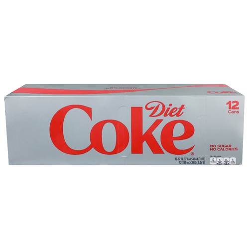 Diet Coke - 12 Fluid Ounce - 12 Count