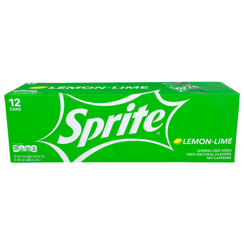Sprite Lemon Lime Soda - 12 Fluid Ounce - 12 Count