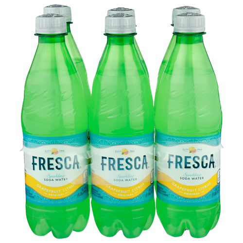 Fresca Grapefruit Citrus Original Sparkling Soda Water - 16.9 Fluid Ounce - 6 Count
