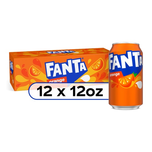 Fanta Orange Soda Soft Drink - 144 Fluid Ounce Image 1 of 4