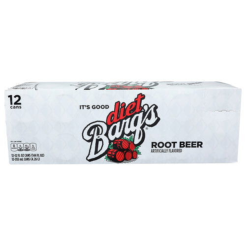 Diet Barq's Root Beer - 12 Fluid Ounce - 12 Count