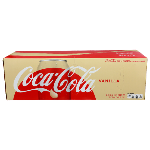 Coca-Cola Vanilla Coke - 12 Fluid Ounce - 12 Count