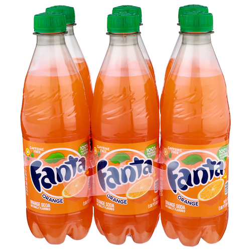 Fanta Orange Soda - 16.9 Fluid Ounce - 6 Count