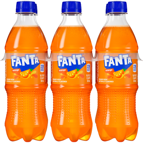 Fanta  Orange Soda Soft Drink - 101.4 Fluid Ounce