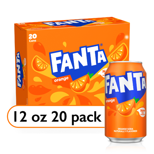 Fanta Orange Soda Soft Drink - 240 Fluid Ounce Image 1 of 4