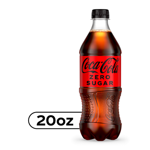 Coca-Cola Zero Sugar Soda Bottle - 20 Fluid Ounce Image 1 of 4