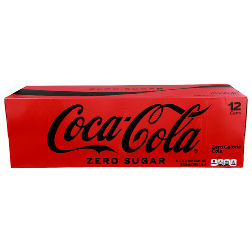 Coca-Cola Coke Zero Sugar - 12 Fluid Ounce - 12 Count