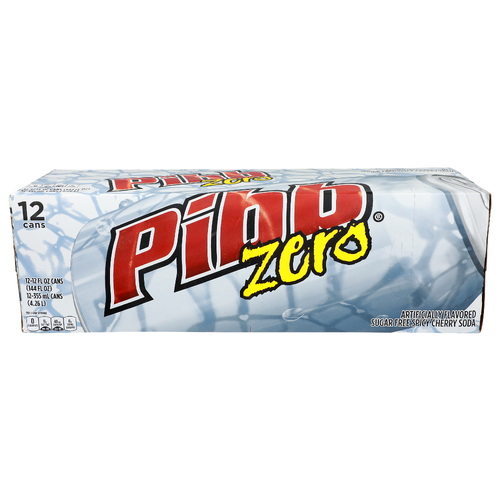 Pibb Zero Soda Spicy Cherry - 12 Fluid Ounce - 12 Count