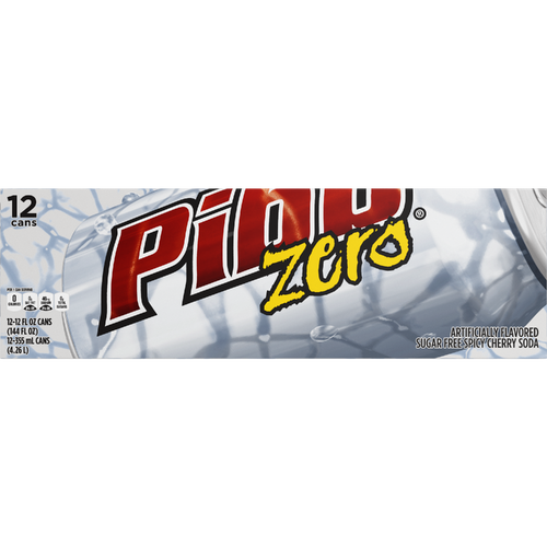 Pibb Zero Sugar Cherry Cola Soda Cans - 144 Fluid Ounce Image 1 of 2