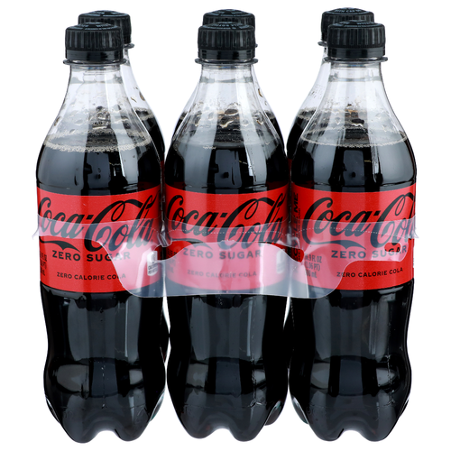 Coca-Cola Zero Calorie - 16.9 Fluid Ounce - 6 Count