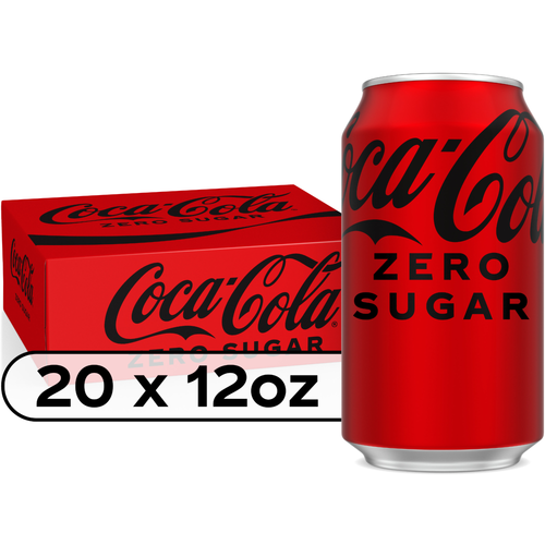 Coca-Cola Zero Sugar Soda Soft Drink - 240 Fluid Ounce Image 1 of 4