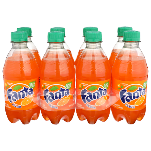 Fanta Orange Soda - 12 Fluid Ounce - 8 Count