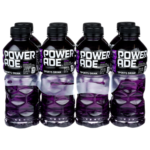 Powerade Grape Sports Drink - 20 Fluid Ounce - 8 Count
