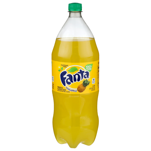 Fanta Pineapple Flavored Soda - 2 Liter - 1 Count