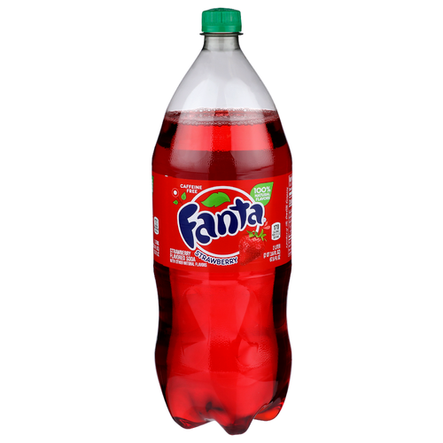 Fanta Strawberry Flavored Soda - 2 Liter - 1 Count