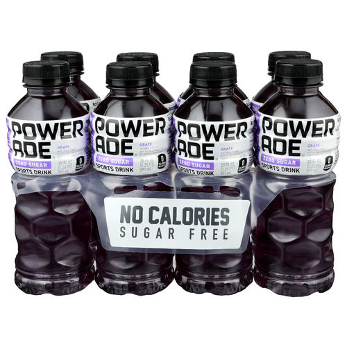 Powerade Grape Sports Drink - 20 Fluid Ounce - 8 Count