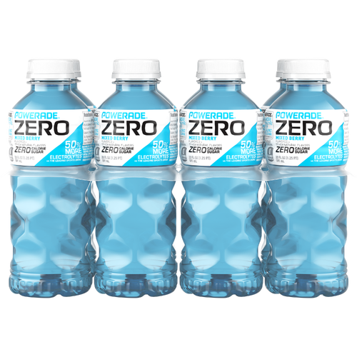 Powerade Zero Sugar Mixed Berry Sports Drink Bottles - 160 Fluid Ounce Image 1 of 2