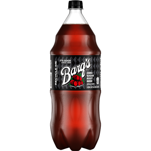 Barq's Zero Sugar Root Beer Bottle - 67.6 Fluid Ounce Image 1 of 2