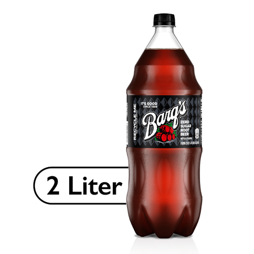 Barq's Zero Sugar Root Beer Bottle - 67.6 Fluid Ounce